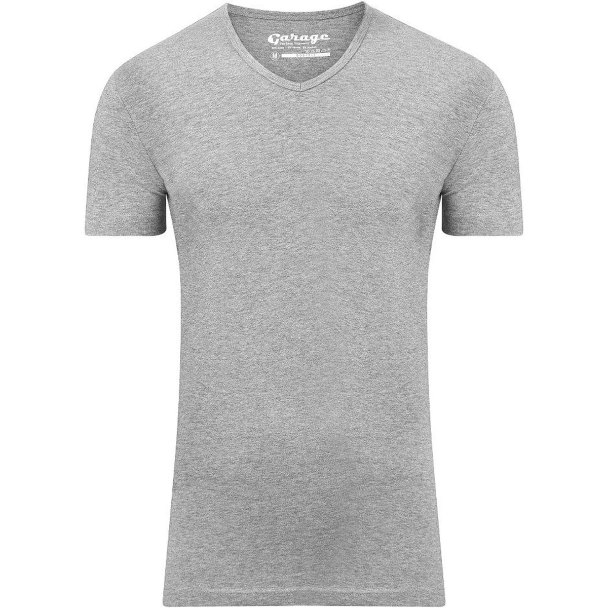 Vêtements Homme T-shirts & Polos Garage Stretch Basique Col-V Gris Gris