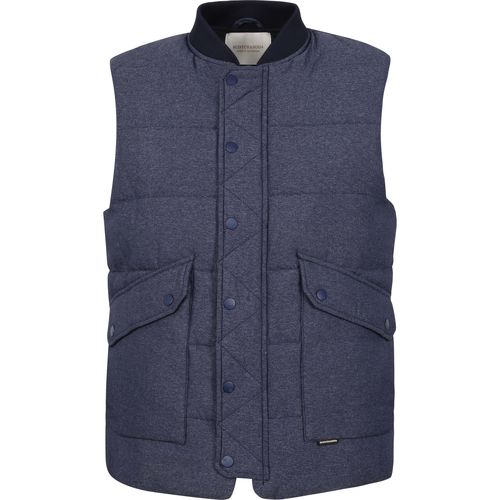 Vêtements Homme Vestes de survêtement Scotch & Soda Veste Bomber sans Manches Bleu Foncé Bleu