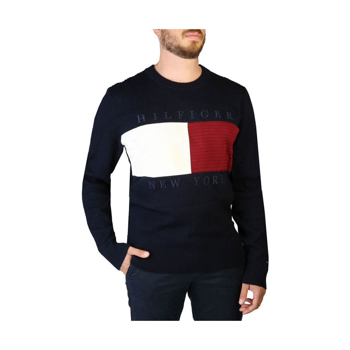 Vêtements Homme Pulls Tommy Hilfiger - mw0mw25413 Bleu