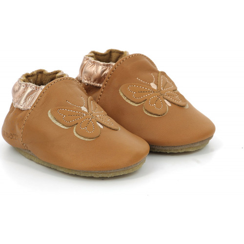 Chaussures Fille Chaussons bébés Robeez Flyinthewindcrp Marron