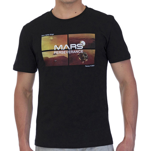 Vêtements Homme T-shirts & Polos Nasa -MARS07T Noir