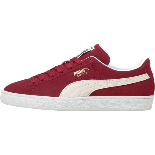 Chaussures Homme Baskets basses Puma Basket Cuir Suede Classic XXI Homme Rouge