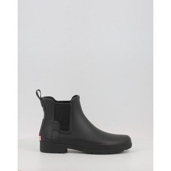 Chaussures Femme Bottes de pluie Hunter REFINED CHELSEA Noir