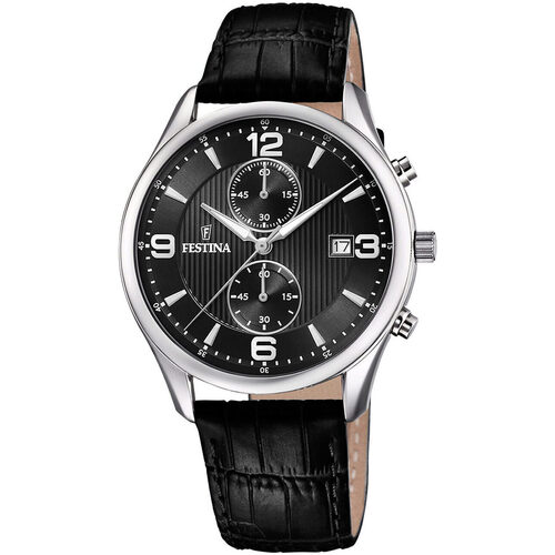 Montres & Bijoux Homme Montres Analogiques Festina F6855/8, Quartz, 42mm, 3ATM Argenté