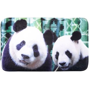 Maison & Déco Tapis de bain Stof Tapis de Salle de bain pandas 45 x 75 cm Multicolore