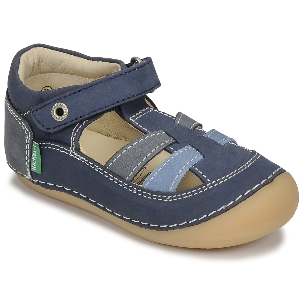 Chaussures Garçon Sandales et Nu-pieds Kickers SUSHY Bleu