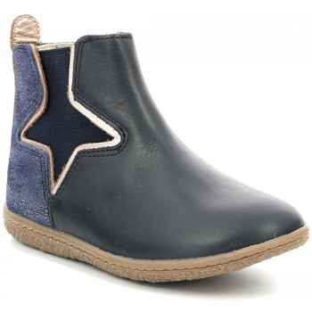 Chaussures Fille Boots Kickers Vermillon Bleu