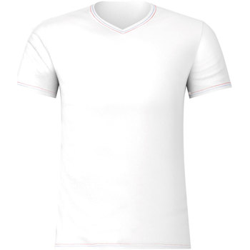 Vêtements Homme T-shirts manches courtes Eminence Tee-shirt col V homme Fait en France Blanc