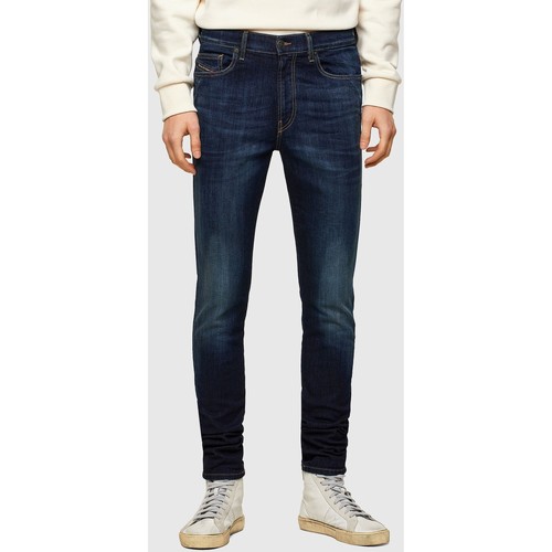 Vêtements Homme Jeans skinny Diesel - Jean Skinny - bleu foncé Bleu