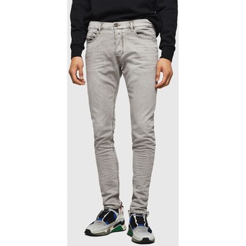 Vêtements Homme Jeans skinny Diesel - Jean Slim Carrot - gris clair Gris