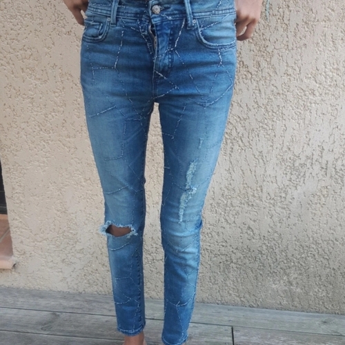 Vêtements Femme Jeans slim Benetton Jeans BENETTON neuf Bleu