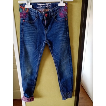 Vêtements Fille Jeans skinny Desigual jean fille désigual Bleu