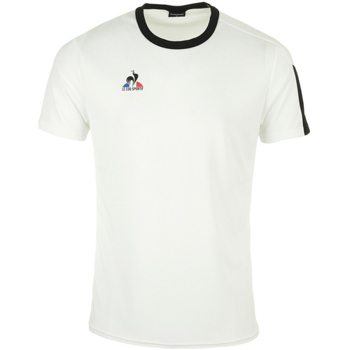 Vêtements Homme T-shirts manches courtes Le Coq Sportif N1 Training Tee Ss Blanc