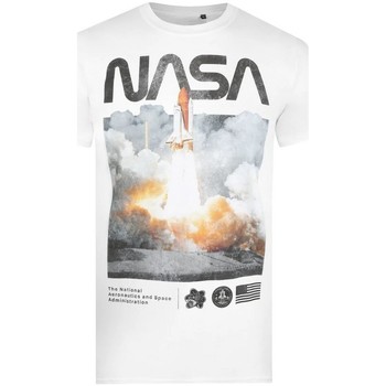 Vêtements Homme T-shirts manches longues Nasa Lift Off Blanc