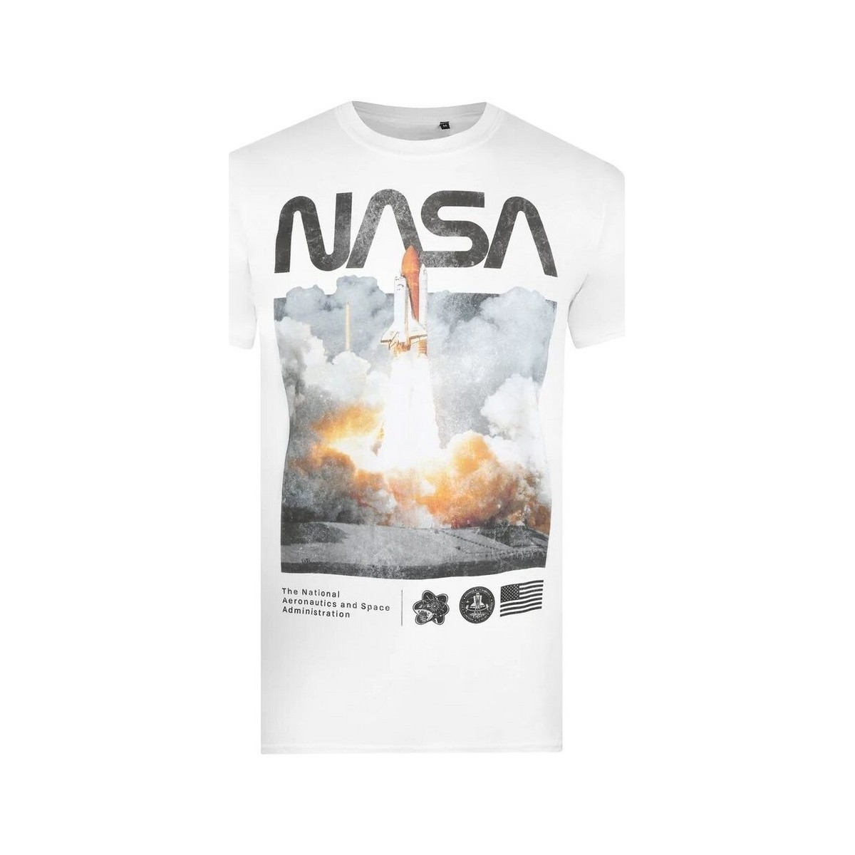 Vêtements Homme T-shirts manches longues Nasa Lift Off Blanc