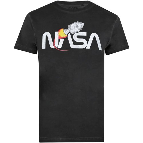 Vêtements Homme T-shirts manches longues Nasa TV109 Noir