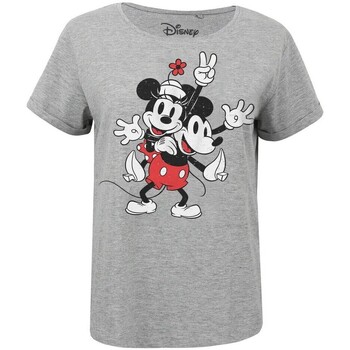 Vêtements Femme T-shirts manches longues Disney TV328 Gris