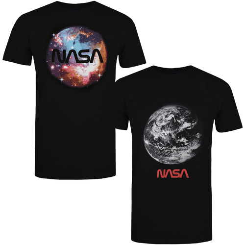 Vêtements Homme T-shirts manches longues Nasa TV350 Noir