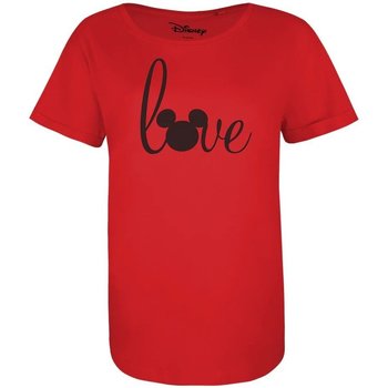 Vêtements Femme T-shirts manches longues Disney TV594 Rouge