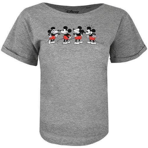 Vêtements Femme T-shirts manches longues Disney Duplicate Gris