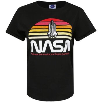 Vêtements Femme T-shirts manches longues Nasa TV843 Noir