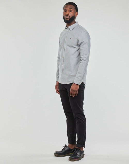 Tommy Jeans TJM CLASSIC OXFORD SHIRT Gris foncé