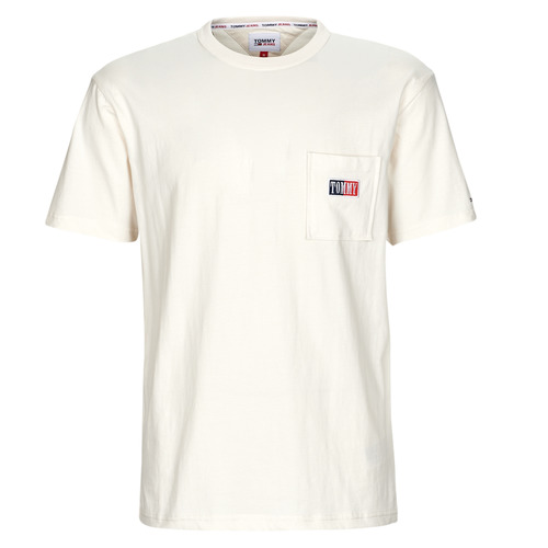 Vêtements Homme T-shirts manches courtes Tommy Jeans TJM CLSC TIMELESS TOMMY TEE Blanc