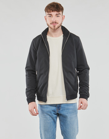 Vêtements Homme Blousons Jack & Jones JJERUSH HARRINGTON BOMBER Noir