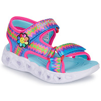 Chaussures Fille Sandales sport Skechers HEART LIGHTS SANDALS Rose / Bleu