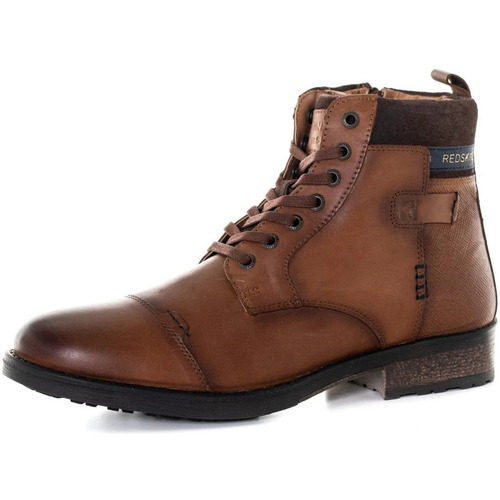 Chaussures Homme Boots Redskins SPICY COGNAC MARINE Marron