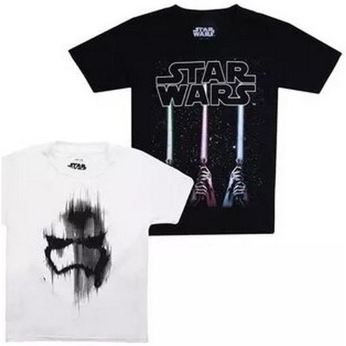 Vêtements Garçon T-shirts & Polos Disney TV1537 Noir