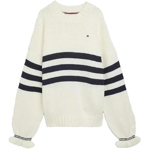 Vêtements Fille Sweats Tommy Hilfiger  Blanc