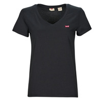 Vêtements Femme T-shirts manches courtes Levi's PERFECT VNECK Noir