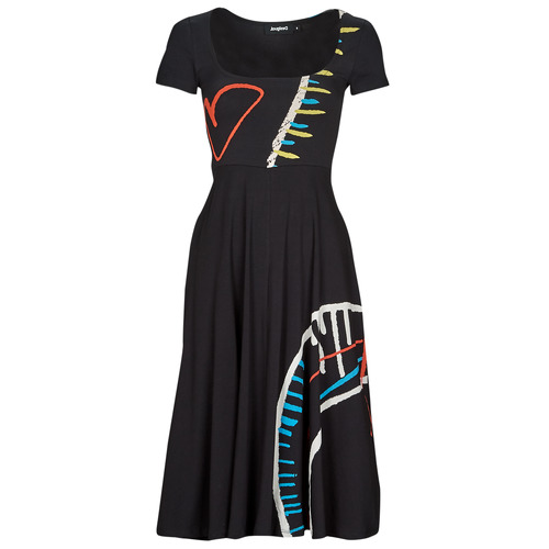 Vêtements Femme Robes longues Desigual VEST_LISA Noir