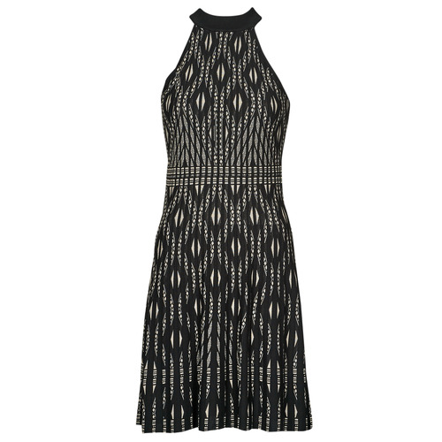 Vêtements Femme Robes courtes Desigual VEST_EL HAVRE Noir / Blanc