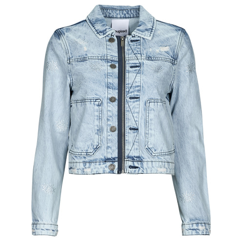 Vêtements Femme Vestes en jean Desigual CHAQ_FERIHA Bleu clair