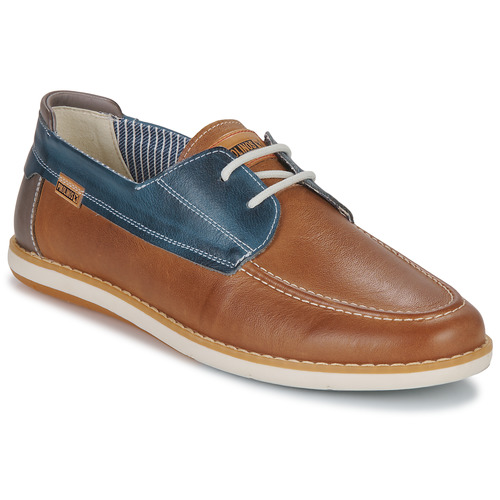 Chaussures Homme Chaussures bateau Pikolinos JUCAR Marron / Marine