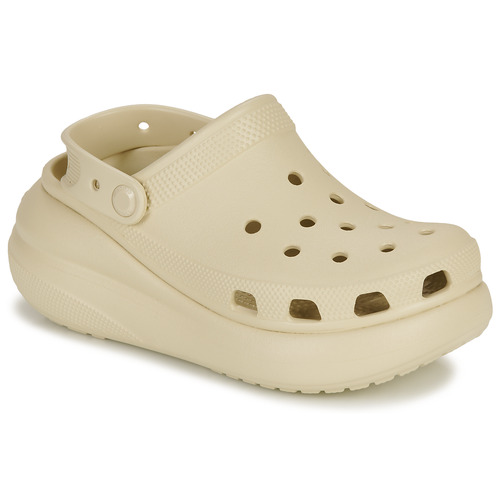 Chaussures Femme Sabots Crocs CLASSIC CRUSH CLOG Beige