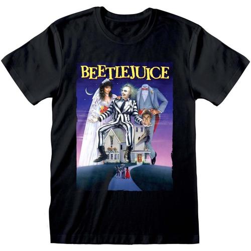 Vêtements T-shirts manches longues Beetlejuice HE1021 Noir