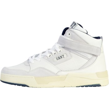 Chaussures Homme Baskets montantes Gant Basket Montante Cuir Brookpal Blanc