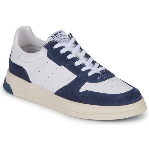 Chaussures Homme Baskets basses Schmoove ORDER SNEAKER Blanc / Bleu