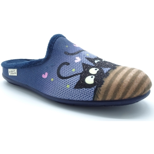 Chaussures Femme Chaussons Maison De Lespadrille 9015 Bleu