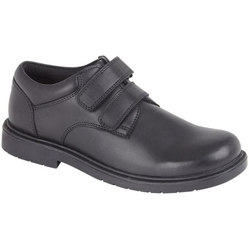 Chaussures Garçon Mocassins Roamers DF1777 Noir