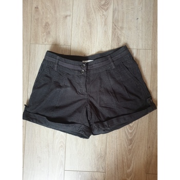 Vêtements Femme Shorts / Bermudas Promod Short velours côtelé gris anthracite Gris