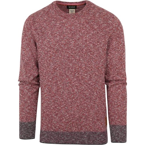 Vêtements Homme Sweats Scotch & Soda Pull Rouge Mélangé Rouge