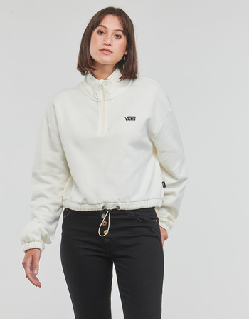 Vêtements Femme Polaires Vans LEFT CHEST HALF ZIP FLEECE Blanc