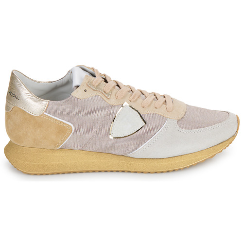 Philippe Model TRPX LOW WOMAN Beige / Doré