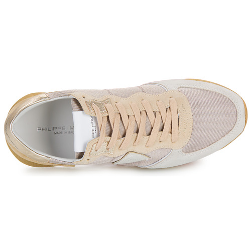 Philippe Model TRPX LOW WOMAN Beige / Doré