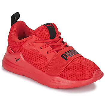 Chaussures Garçon Baskets basses Puma INF WIRED RUN Rouge / Noir