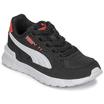 Chaussures Garçon Baskets basses Puma PS GRAVITON AC Noir / Blanc